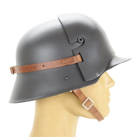 The only one I can think of that was Pre war factory was the. . Ww1 german helmet sniper shield
